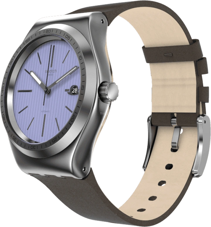Swatch,IRONY 42mm,42mm,Blue,Open,YIZ405