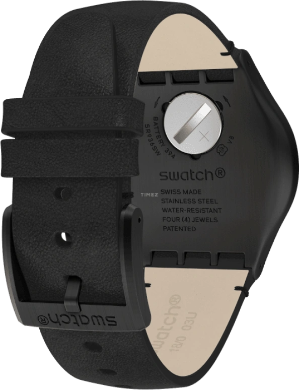 Swatch,IRONY 43x49mm,43x49mm,Black,YVB410