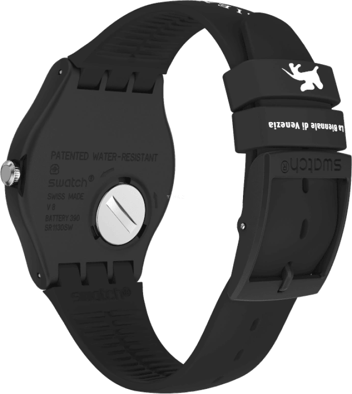Swatch,Originals 41mm,41mm,Plastic,Black,SUOB720R