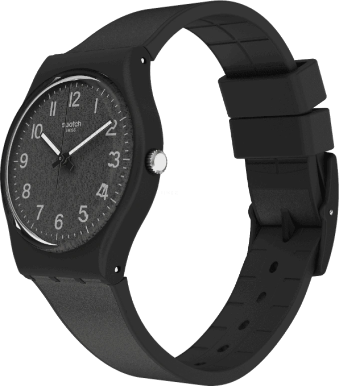 Swatch,Originals 34mm,34mm,Plastic,Black,GB326