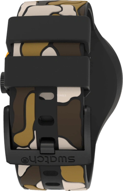 Swatch,THE BOLD 47mm,47mm,Plastic,Black,SB02B410