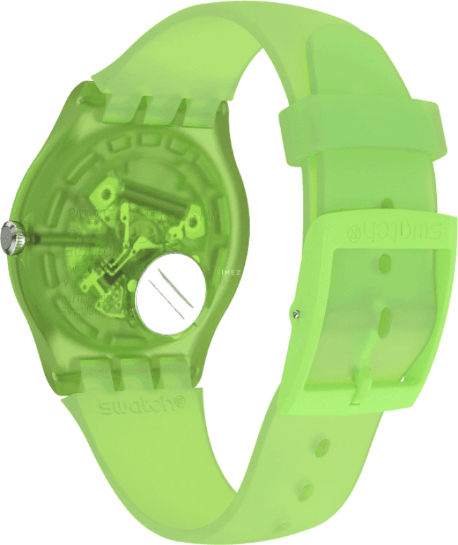 Swatch,Originals 41x47.40mm,41x47.40mm,Plastic,Green,SUOG118