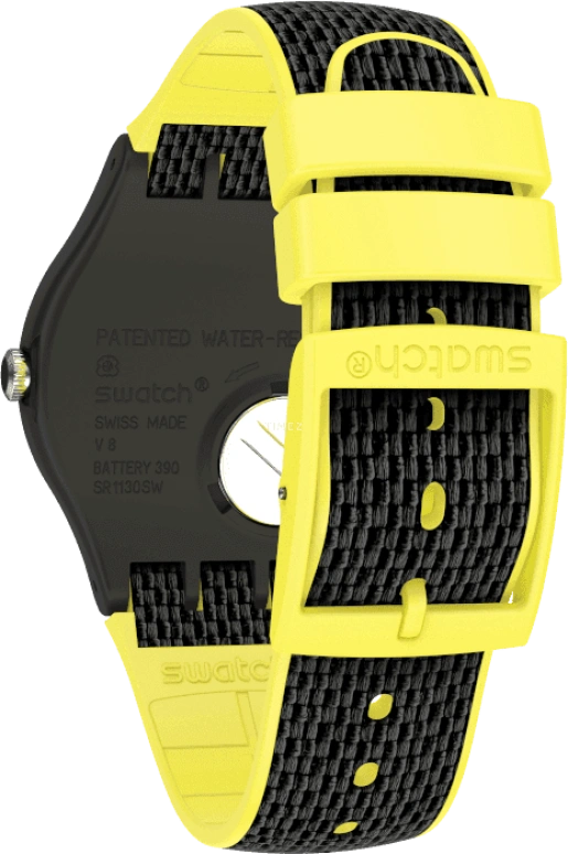 Swatch,Originals 41mm,41mm,Plastic,Black,SUOB406