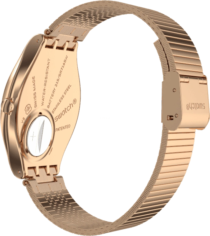 Swatch,SKIN ,Stainless Steel,Gold,SYXG101GG