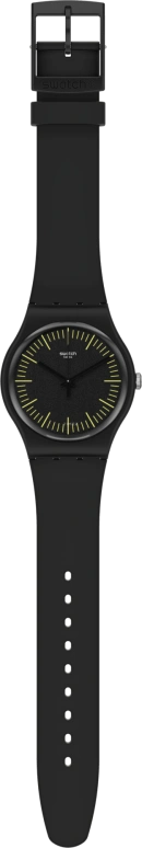 Swatch,Originals 41mm,41mm,Black,Sapphire,Crystal Glass,Open,SUOB184