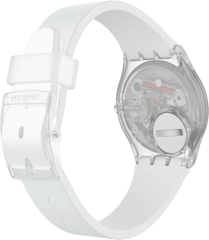 Swatch,Originals 34mm,34mm,Plastic,Blue,Pink,Sapphire,Crystal Glass,GE713