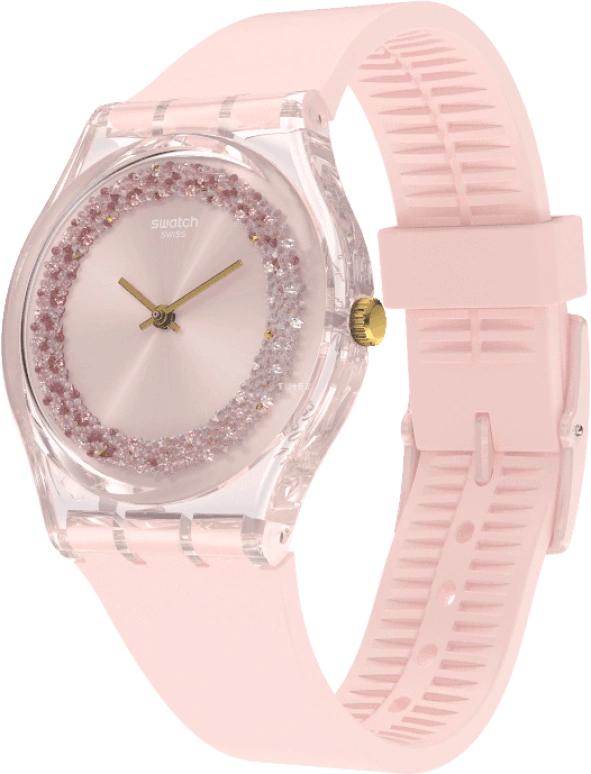 Swatch,Originals 34mm,34mm,Plastic,Pink,GP164