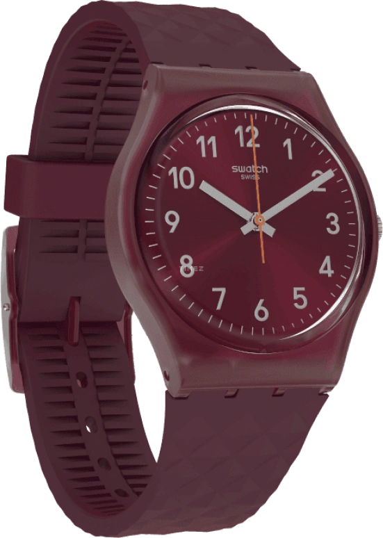 Swatch,Originals 34x39.20mm,34x39.20mm,Plastic,Red,GR184
