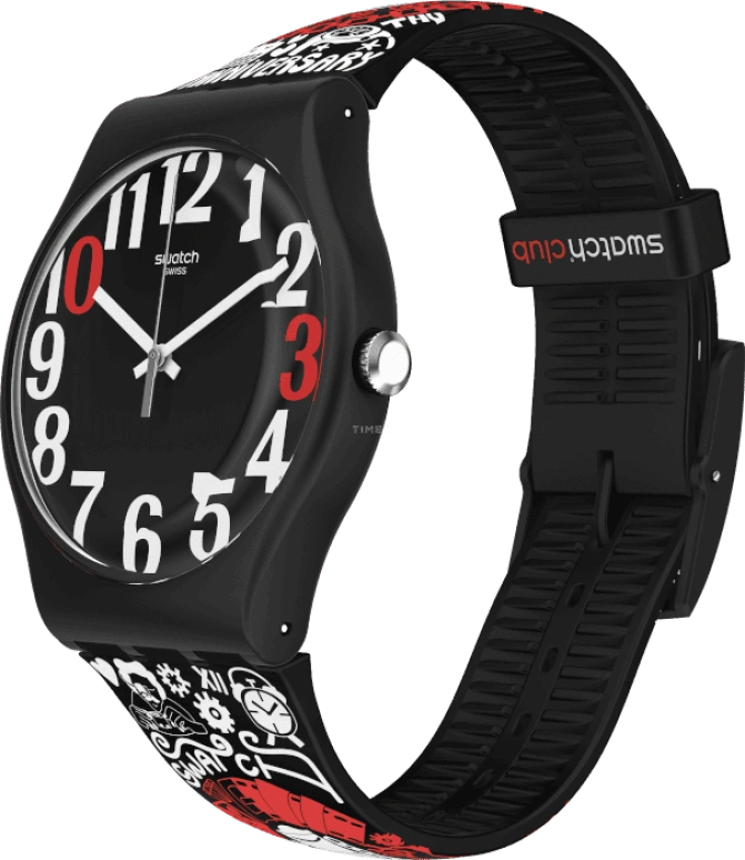 Swatch,Originals 41mm,41mm,Plastic,Black,SUOZ322