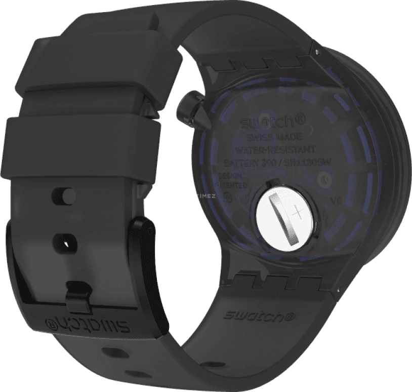 Swatch,THE BOLD 47mm,47mm,Plastic,Blue,SO27B111