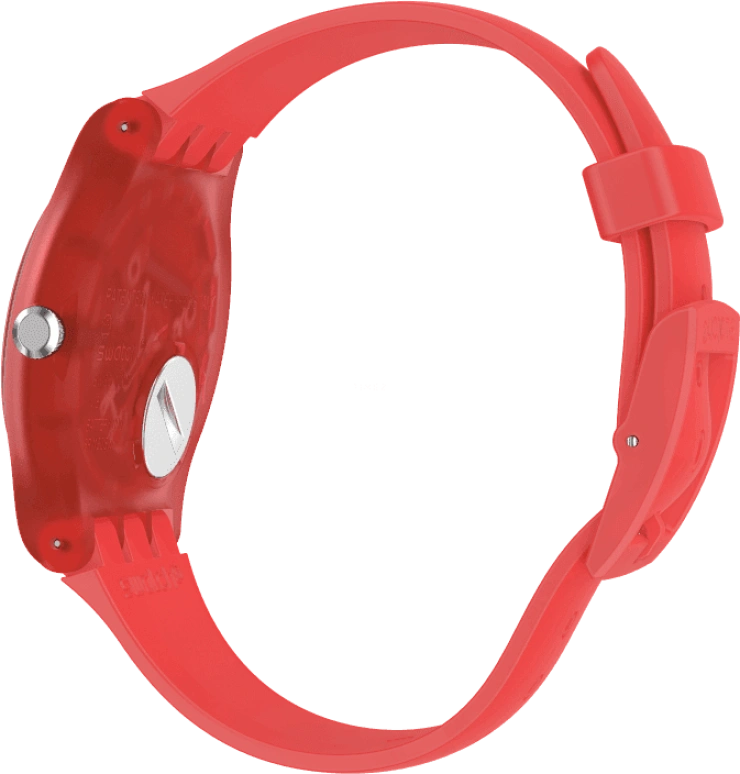 Swatch,Originals 41mm,41mm,Plastic,Red,SUOO105