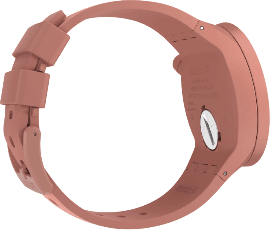 Swatch,THE BOLD 47mm,47mm,Bioceramic,Ceramic,Red,Sapphire,Crystal Glass,SB03R100
