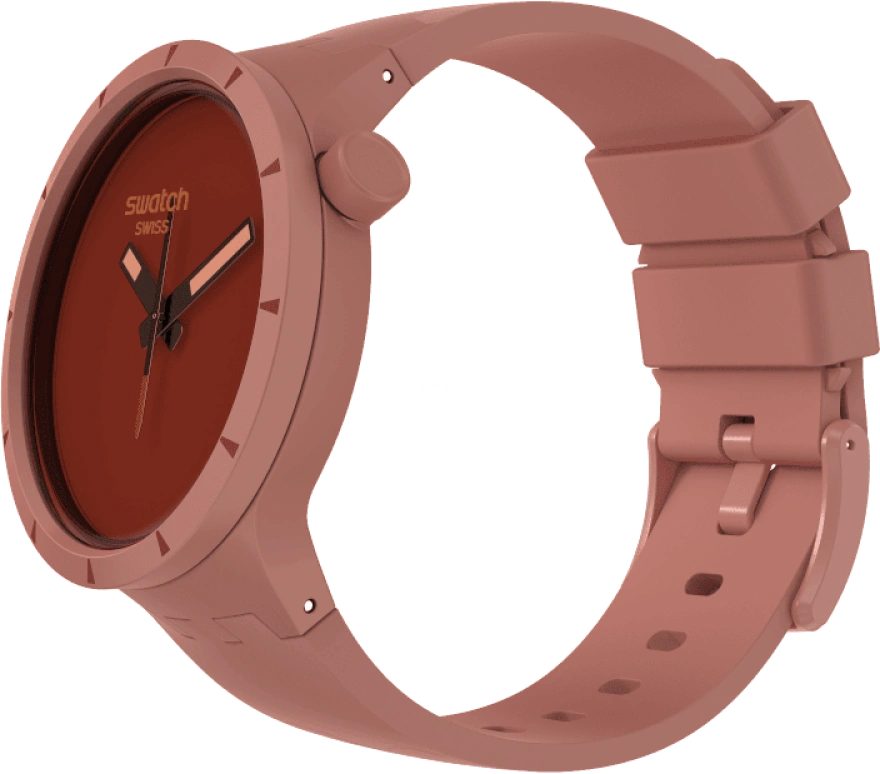 Swatch,THE BOLD 47mm,47mm,Bioceramic,Ceramic,Red,Sapphire,Crystal Glass,SB03R100