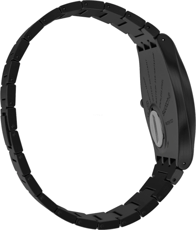Swatch,SKIN ,Stainless Steel,Black,SS07B100G