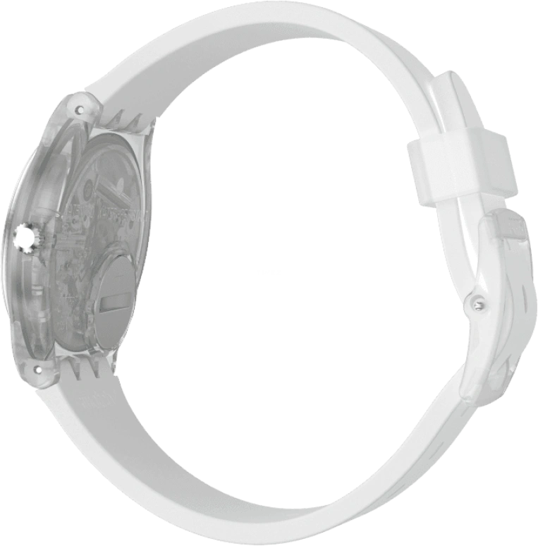 Swatch,Originals 34mm,34mm,Plastic,Blue,Pink,Sapphire,Crystal Glass,GE713