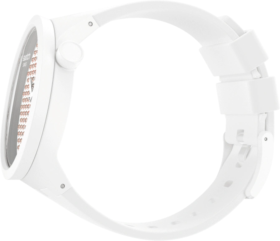Swatch,THE BOLD 47mm,47mm,Plastic,White,SO27Z106