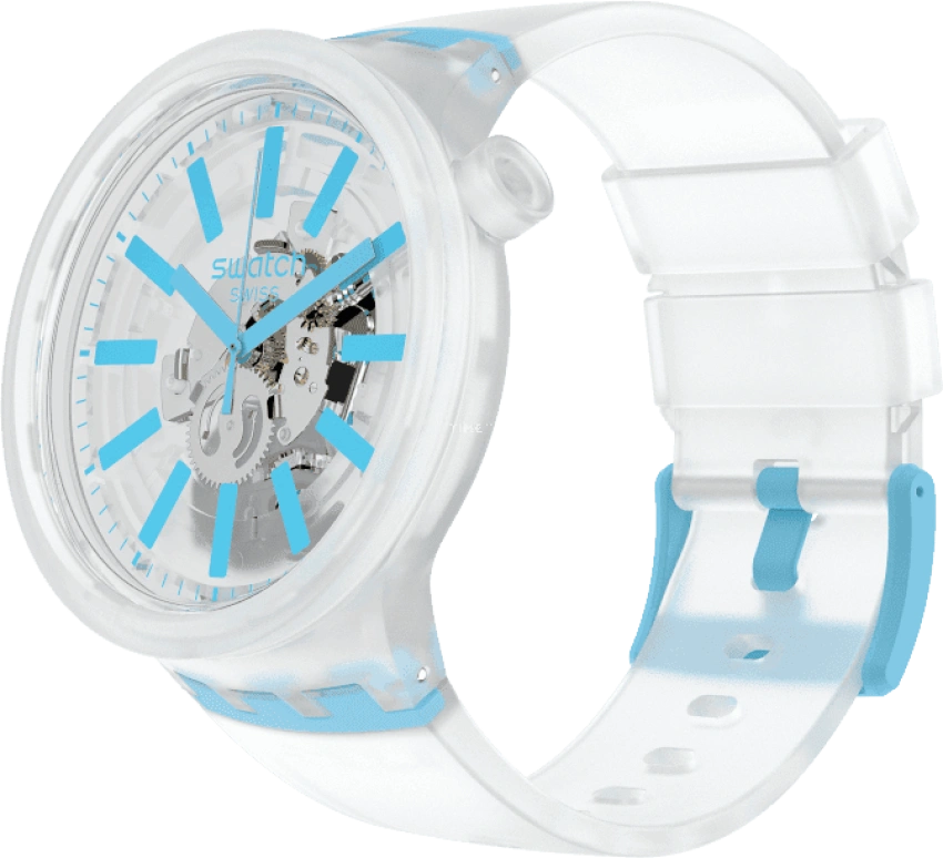 Swatch,THE BOLD 47mm,47mm,Plastic,White,SO27E105