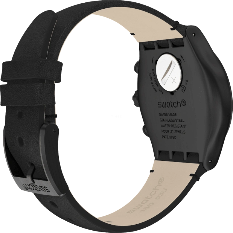 Swatch,IRONY 43x49mm,43x49mm,Black,YVB410
