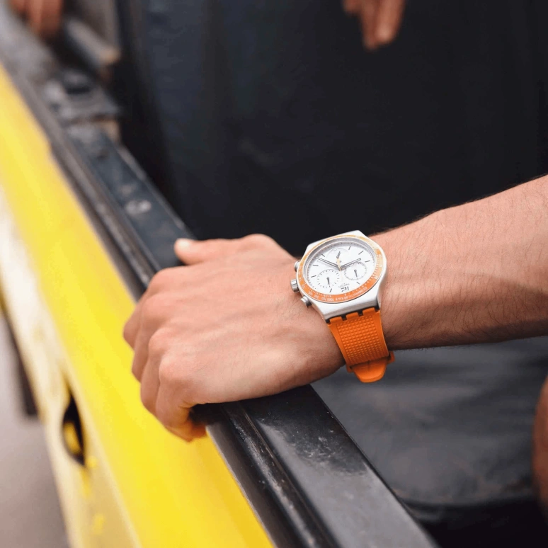 Swatch,IRONY 43mm,43mm,Closed,YVS483