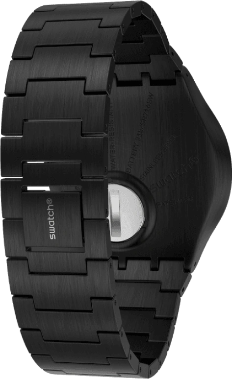 Swatch,SKIN ,Stainless Steel,Black,SS07B100G