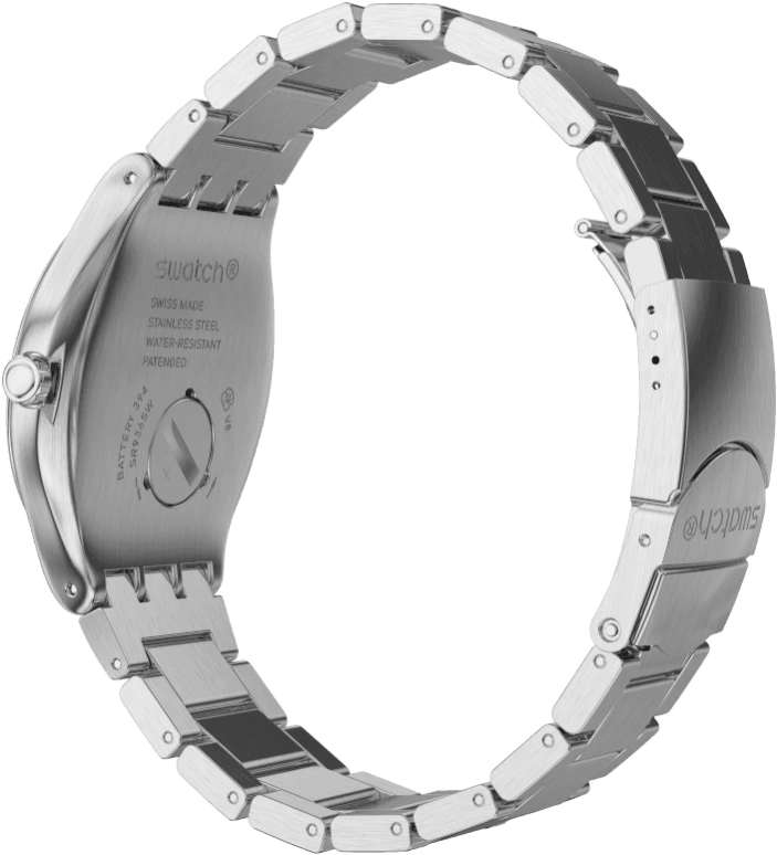 Swatch,IRONY 42.70mm,42.70mm,Stainless Steel,Black,YWS439G