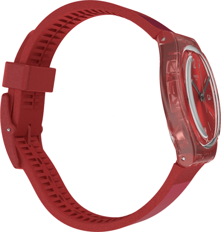 Swatch,Originals 34x39.20mm,34x39.20mm,Plastic,Red,GR406