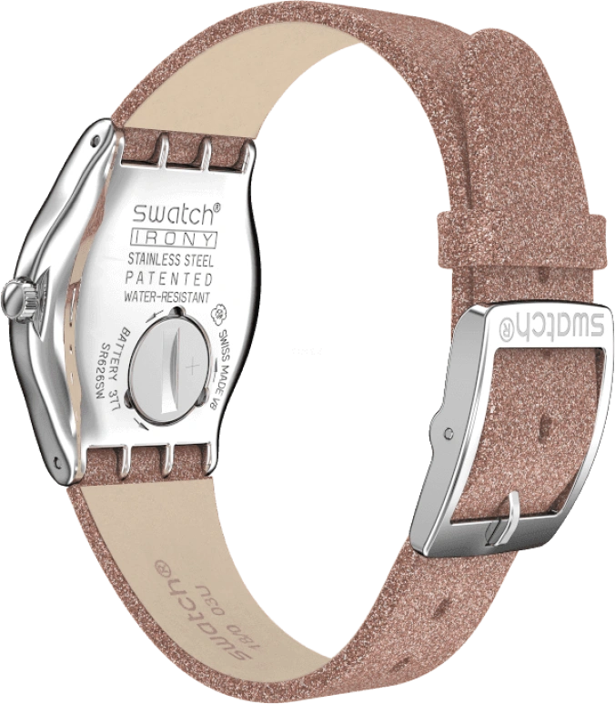 Swatch,IRONY 33x38mm,33x38mm,Coffee,Brown,YLS220
