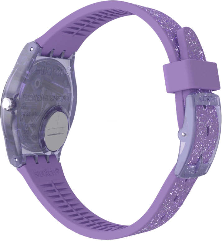 Swatch,Originals 34mm,34mm,Plastic,Silver,Open,GV400