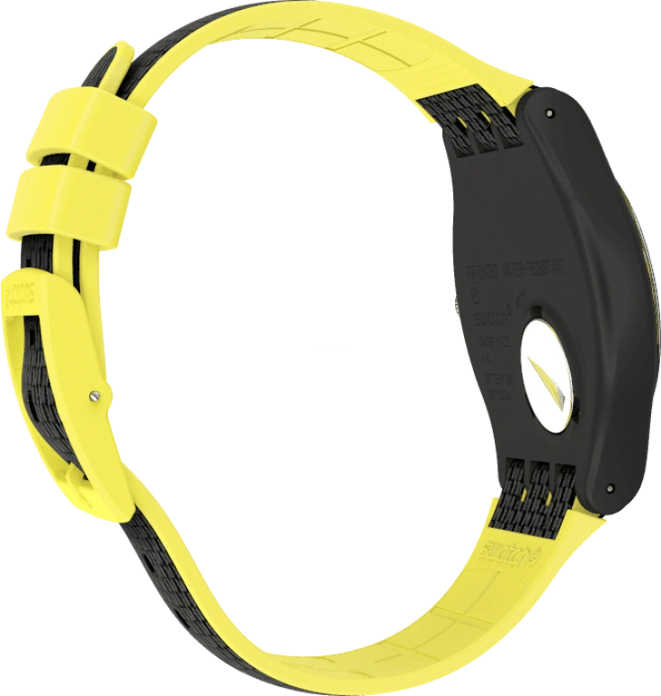 Swatch,Originals 41mm,41mm,Plastic,Black,SUOB406