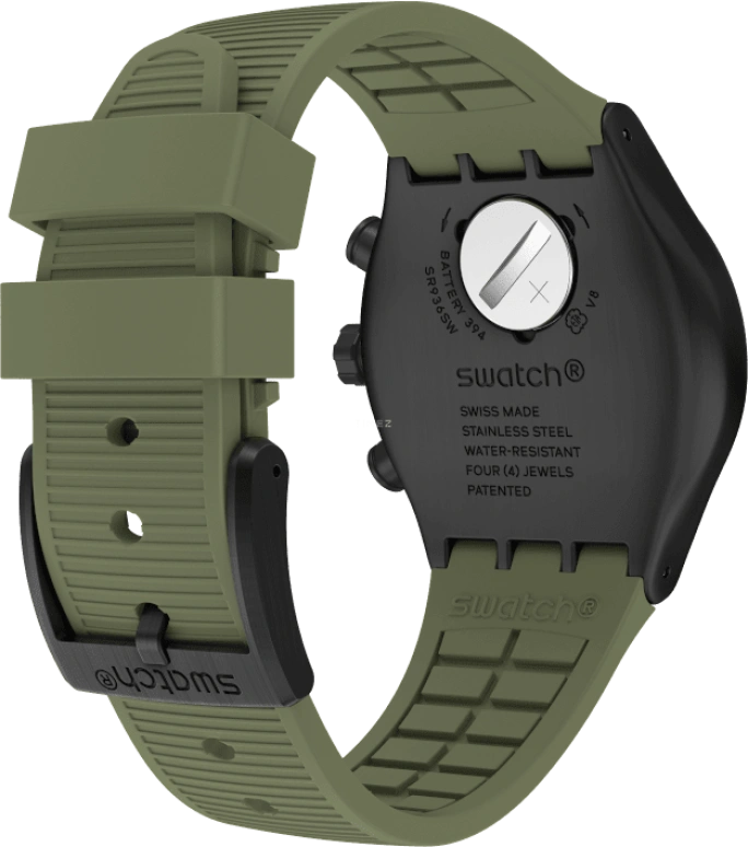 Swatch,IRONY 43x49mm,43x49mm,Green,YVB411