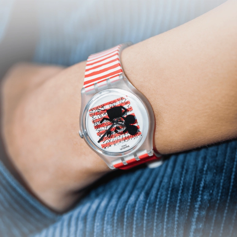 Swatch,Originals 34mm,34mm,Plastic,Open,GZ352