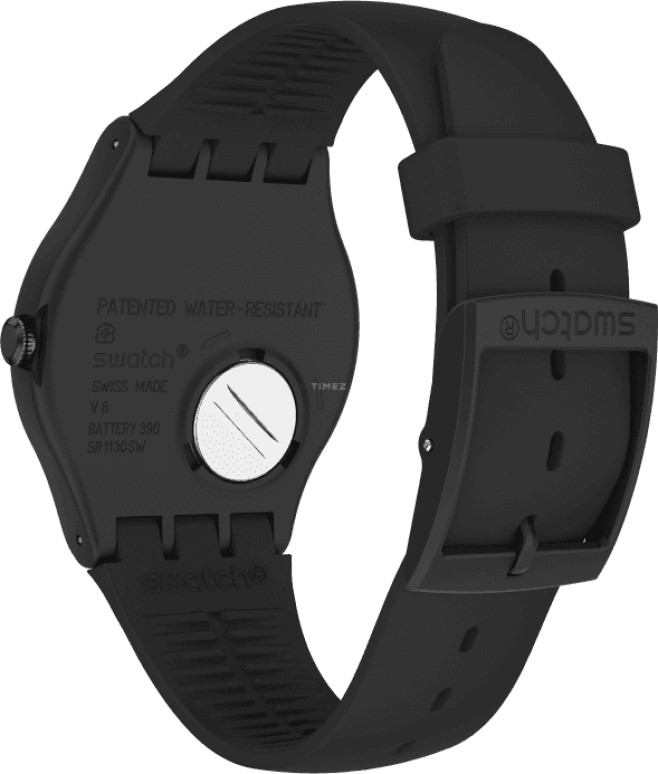 Swatch,Originals 41x47.40mm,41x47.40mm,Plastic,Black,SUOB731