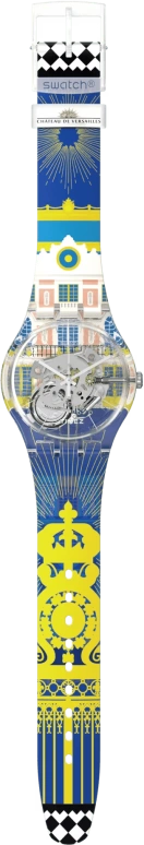 Swatch,Originals 41mm,41mm,Plastic,Transparent,Quartz,Round,SUOK145,SUOK145-055