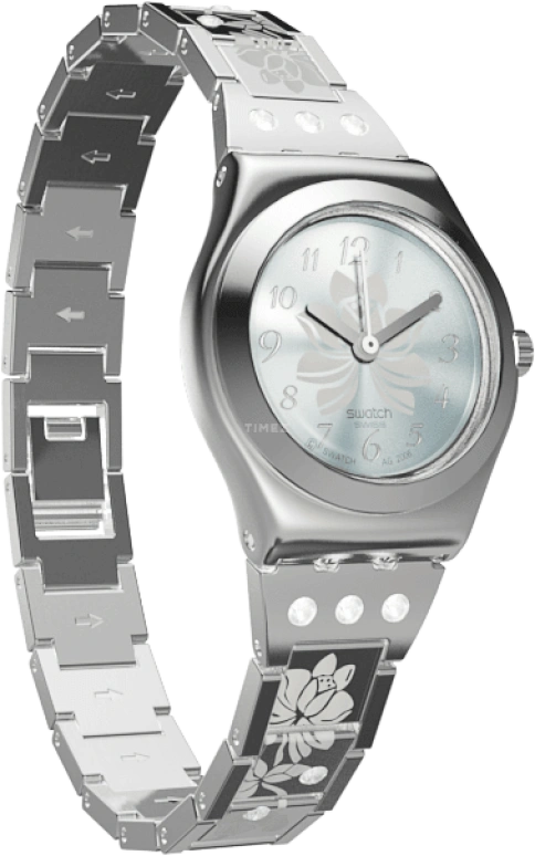 Swatch,IRONY 25mm,25mm,Stainless Steel,Blue,YSS222G