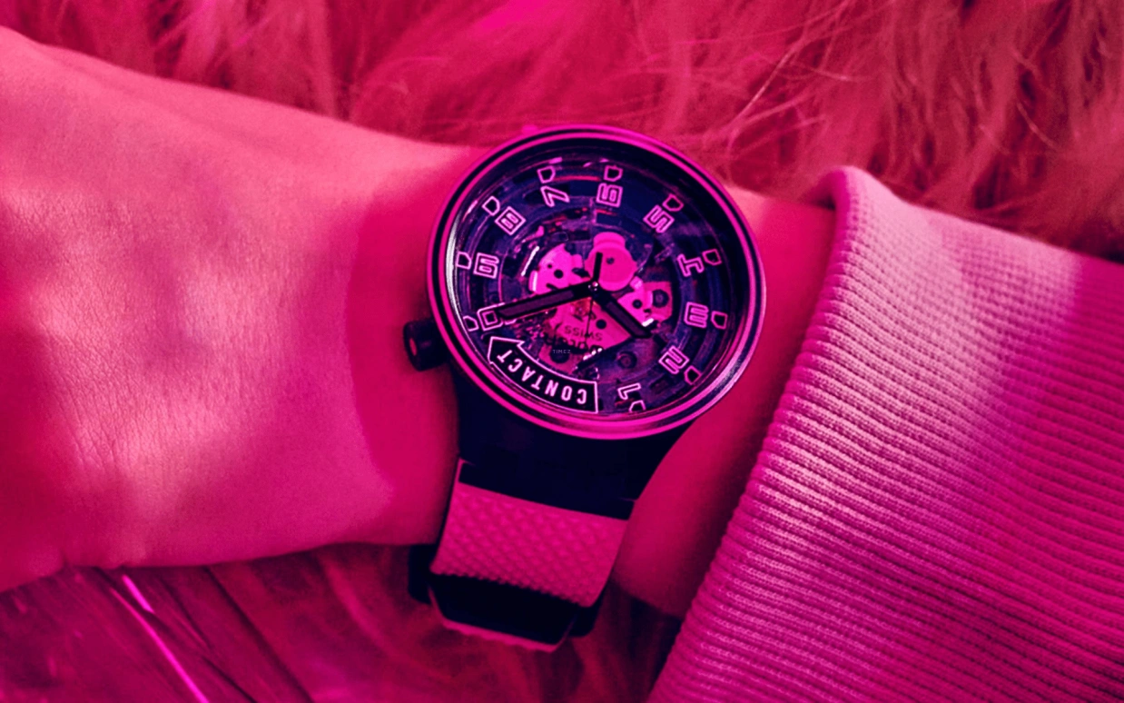 Swatch,Other 47mm,47mm,Sapphire,Crystal Glass,SB01B126