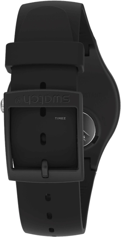 Swatch,Originals 41mm,41mm,Plastic,Black,Sapphire,Crystal Glass,Closed,SUOB732