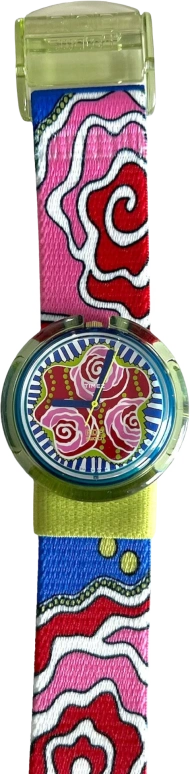 Swatch,Other 32mm,32mm,Plastic,Multi-Color,Quartz,Sapphire,Round,PMM103