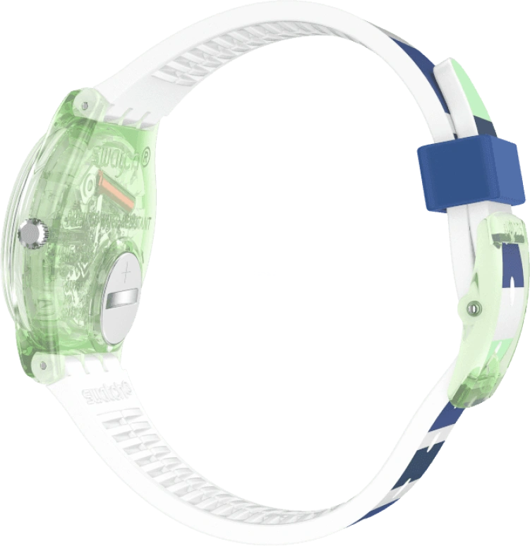 Swatch,Originals 34mm,34mm,Plastic,White,Open,GG711