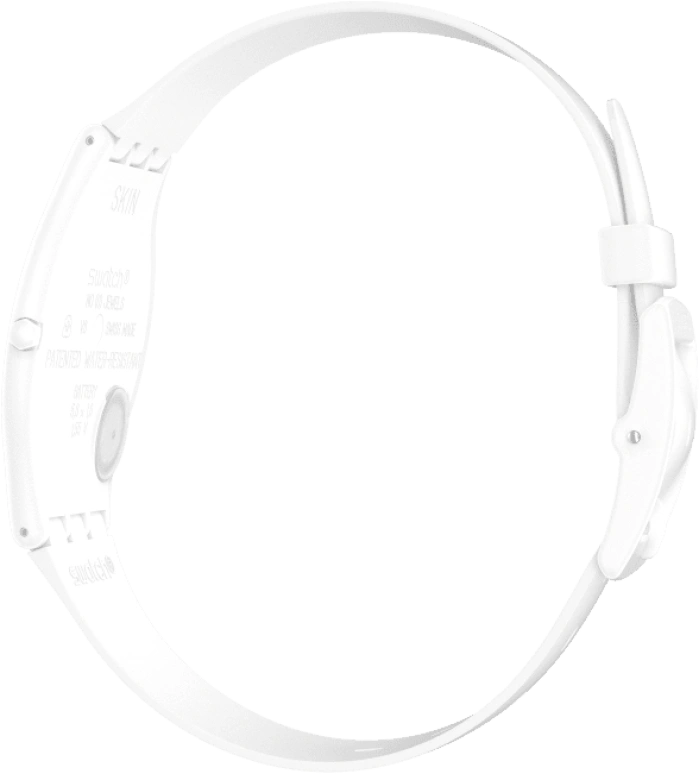 Swatch,SKIN 34mm,34mm,Ceramic,White,Quartz,SS09W100