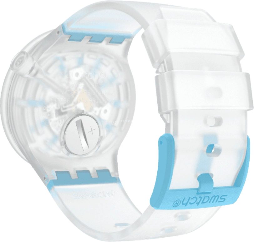 Swatch,THE BOLD 47mm,47mm,Plastic,White,SO27E105