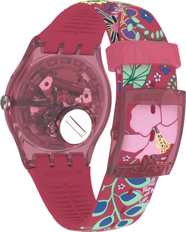 Swatch,Originals 41mm,41mm,Plastic,Pink,SUOP112