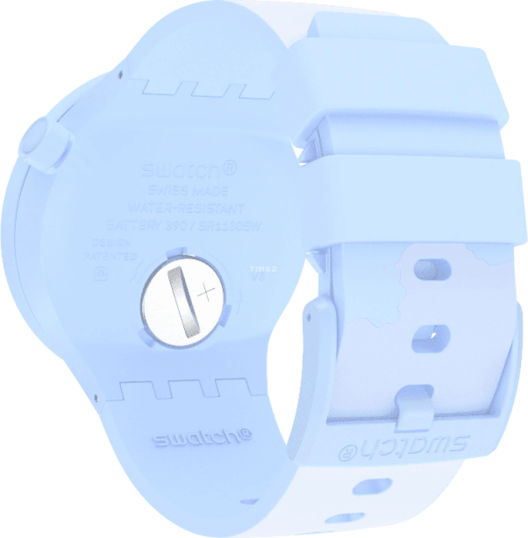 Swatch,THE BOLD 47mm,47mm,Bioceramic,Ceramic,Blue,Sapphire,Crystal Glass,SB03N102