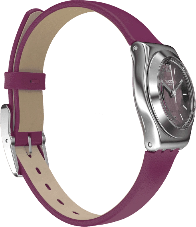 Swatch,IRONY 25mm,25mm,Red,Sapphire,Crystal Glass,YSS330