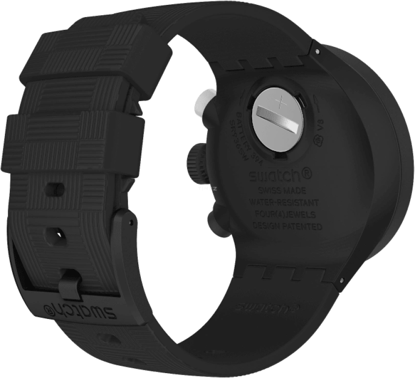 Swatch,THE BOLD 47mm,47mm,Plastic,Sapphire,Crystal Glass,SB02B404