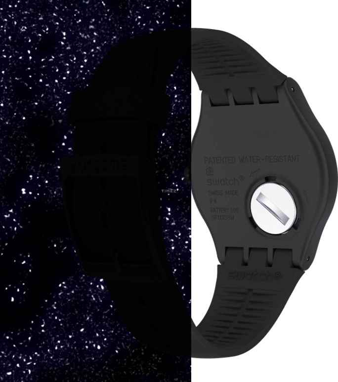 Swatch,Originals 41mm,41mm,Plastic,Black,Closed,SUOB185