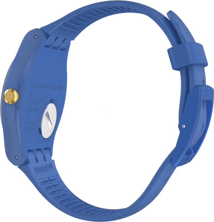 Swatch,Originals 41mm,41mm,Plastic,Blue,SUON143