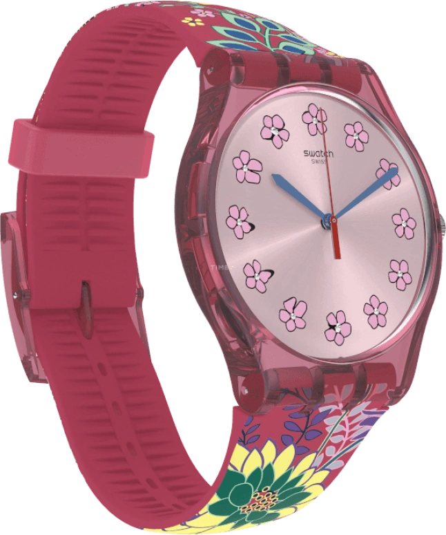Swatch,Originals 41mm,41mm,Plastic,Pink,SUOP112