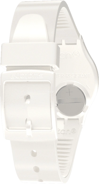 Swatch,Other 34mm,34mm,Plastic,White,Sapphire,Crystal Glass,GZ711
