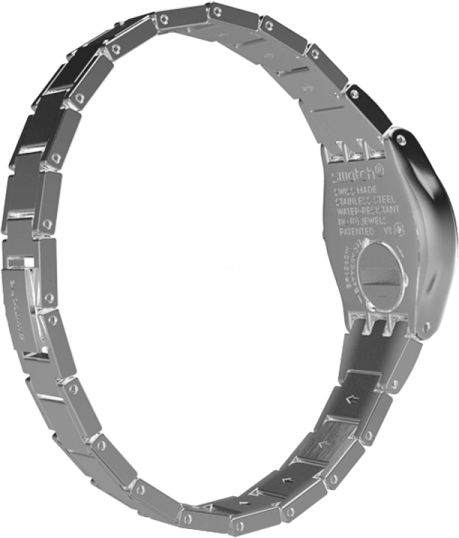 Swatch,IRONY 25mm,25mm,Stainless Steel,Blue,YSS222G