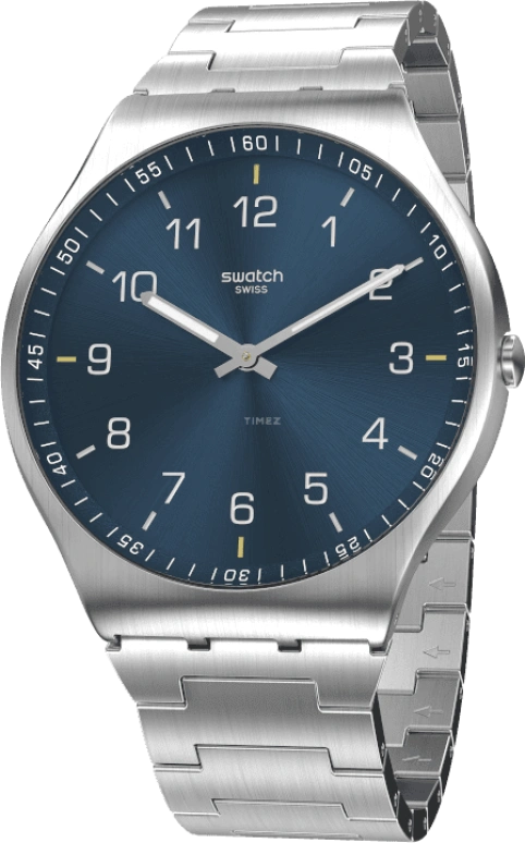 Swatch,SKIN ,Stainless Steel,Blue,SS07S106G